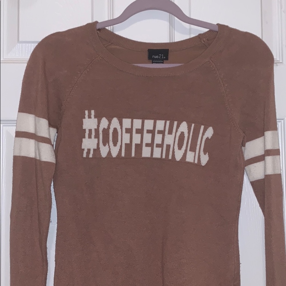Tan sweater!